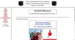 Desktop Screenshot of gesellschaftparlament.de